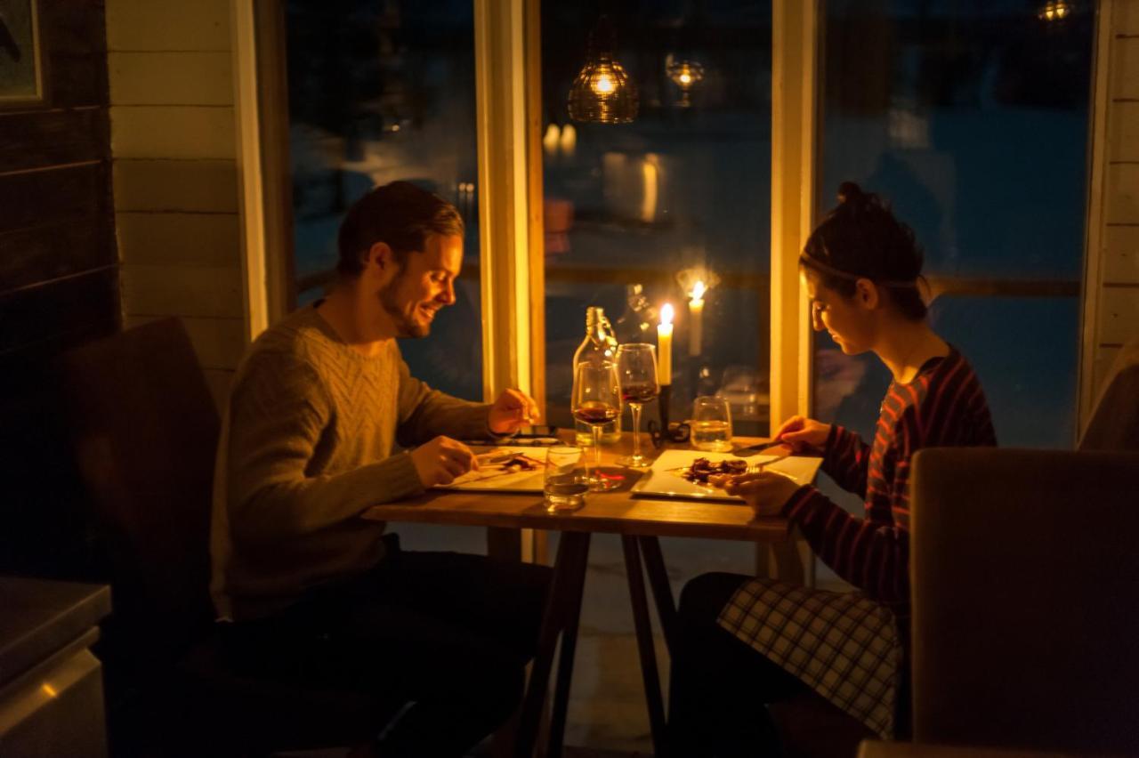 Arctic Gourmet Cabin Kiruna Bagian luar foto