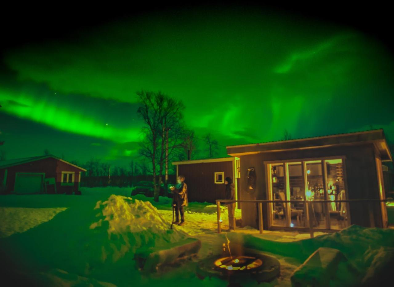 Arctic Gourmet Cabin Kiruna Bagian luar foto