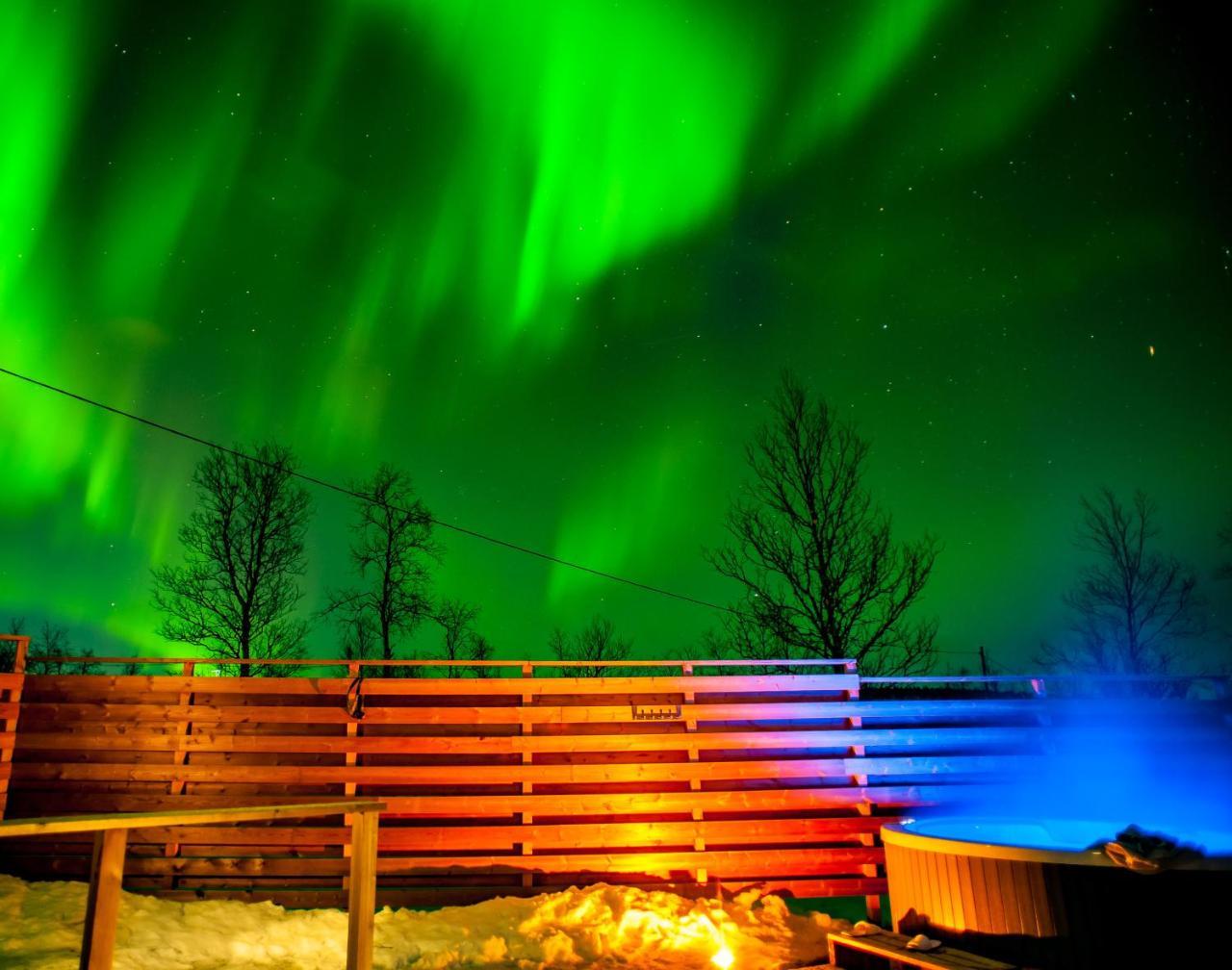 Arctic Gourmet Cabin Kiruna Bagian luar foto